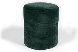 Wild & Soft Poef medium Jungle green - Super zacht