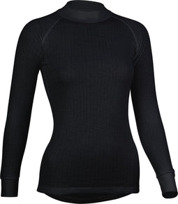 Avento Thermoshirt - Lange Mouw - Dames - Zwart - Maat 40