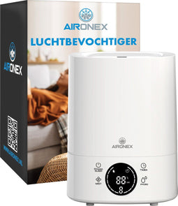 Aironex LB6 - Ultrasoonbevochtiger - 6 Liter - Stille werking - Modern design