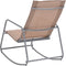 vidaXL - Tuinschommelstoel - 95x54x85 - cm - textileen - taupe