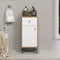 Aucune TOUCH - Badkamermeubel - Eiken en wit decor - L36 x D29 x H79 cm