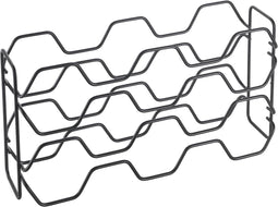 Metaltex - Wijnrek Hexagon - Flessenrek voor 10 flessen - Zwart - 43x12x22 cm