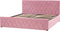 ROCHEFORT - Tweepersoonsbed - Roze - 180 x 200 cm - Fluweel