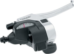 Shimano Nexave Shifter + Remgreep 8s Rechts Zilver/zwart