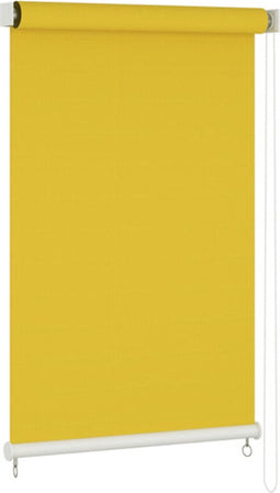 vidaXL - Rolgordijn - voor - buiten - 140x230 - cm - geel