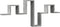 vidaXL - Wandschap - 104,5x10x43 - cm - bewerkt - hout - betongrijs