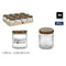 Glazen pot La Mediterránea WOOD 250 ml (24 Stuks)