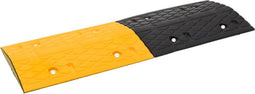 vidaXL - Verkeersdrempel - 97x32,5x4 - rubber - geel - en - zwart