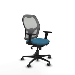 Piqueras y Crespo 2D036G0 - Gaming stoel - Hoogteverstelbaar met armleuning - Grijs Groene benzine