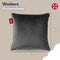 Coozie Warmtekussen - Elektrisch Oplaadbaar - Draadloos 3 Warmtestanden - Grey Velvet 45 x 45 cm