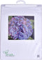 Thea Gouverneur - Borduurpakket met telpatroon - 497A - Voorgesorteerde DMC Garens - Hortensia - Aida - 15 cm x 14 cm - DIY Kit