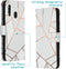 iMoshion Hoesje Geschikt voor Samsung Galaxy A20e Hoesje Met Pasjeshouder - iMoshion Design Softcase Bookcase - Wit / Meerkleurig / Goud / White Graphic