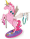 SES - Unicorn sieradenstandaard - houten onderdelen - met 6 kleuren verf, penseel en (glitter)lijm - makkelijk uitwasbaar - Unicorn Knutselen