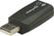 IC Intracom 150859 - USB 3D Audio Adapter - 3D Sound en 5.1 Surround Sound - Zwart