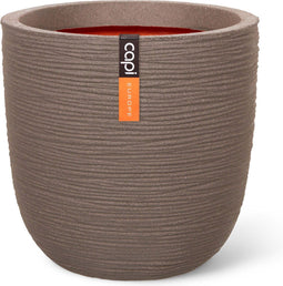 Capi Europe - Bloempot Rib NL - Breukbestendig - Warm taupe