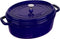 Staub cocotte - ovaal - 31 cm - donkerblauw