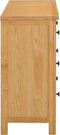 vidaXL - Ladekast - 105x33,5x73 - cm - massief - eikenhout