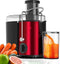Royalty Line® PJ19001 Sapcentrifuge - Juicer Voor Groenten & Fruit - Juicers Met 1500ml Pulpcontainer & 450ml Sapbeker - BPA Vrij - 3 Snelheden - 700W - Rood