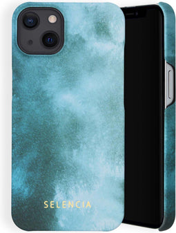 Selencia Hoesje Geschikt voor iPhone 13 Hoesje - Selencia Maya Fashion Backcover - blauw