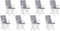 MAUI PREMIUM - Tuinkussen set 8 stuks - Lichtgrijs - Polyester