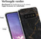 imoshion Hoesje Geschikt voor Samsung Galaxy S10 Hoesje Siliconen - imoshion Design hoesje - Meerkleurig / Black Marble
