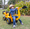 Rolly Junior CAT Traptractor - Inclusief voor- en achterlader - Buitenspeelgoed - Tractor Speelgoed