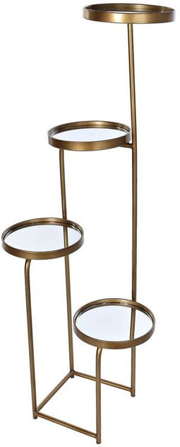 Planken DKD Home Decor 4 Planken Spiegel Metaal Koper (43 x 35 x 113 cm)
