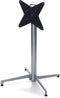 X Cross Terrastafel Grijs Frame + Galaxy Marble HPL 70 cm - Essentials 110011570 - Horeca & Professioneel