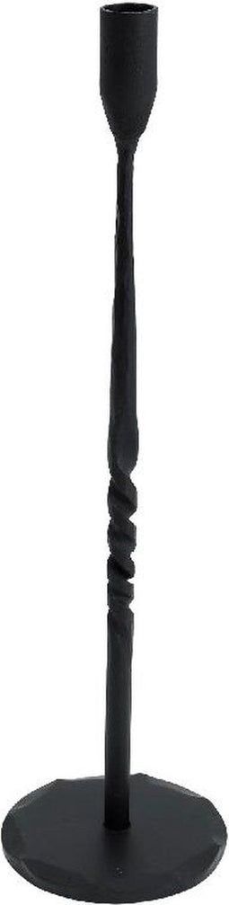 PTMD Marie Kandelaar - H41 x Ø13 cm - Aluminium - Zwart