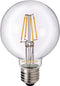 Century INH1G-041427 Filament Incanto Led Lamp Globe 4w E14 2700k 395 Lumen