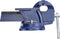 tectake® Parallelle Bankschroef 165 mm - 360° Draaibaar - Vervangbare Klembekken - Gietijzer