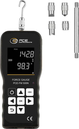 PCE Instruments PCE-FM 500N Krachtmeter Fabrieksstandaard (zonder certificaat)
