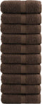 vidaXL - Gastendoekjes - SOLUND - 10 - st - 600 - g/m² - 30x50 - cm - bruin