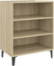 vidaXL - Dressoir - 57x35x70 - cm - bewerkt - hout - sonoma - eikenkleurig
