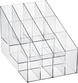 Pennenbak acryl 12vaks 3traps 20cm breed