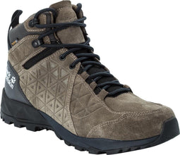 Jack Wolfskin Cascade Hike LT Texapore Mid - Wandelschoenen - Waterdicht en dempend - Kaki - Maat 45