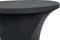 Statafelrok donkergrijs 80 cm - partytafel - tafelrok voor statafel - Statafelhoes - Bruiloft - Cocktailparty - Stretch Rok