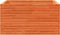 vidaXL - Plantenbak - 90x90x46 - cm - massief - grenenhout - wasbruin