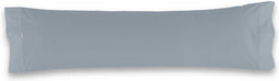 Kussensloop Alexandra House Living Staal Staalgrijs 45 x 110 cm
