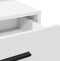 vidaXL - Kaptafel - met - LED-verlichting, - Wit, - 79x41x135 - cm