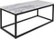 Zuiver Marble Power Salontafel 90x 40 cm Marmer Wit/ Zwart