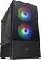 Mars Gaming MCZ - Mini-Tower Micro ATX - LED RGB - Zwart