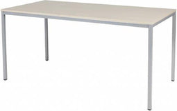 Bureautafel - Domino Basic 160x80 Eiken - alu frame