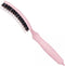 Olivia Garden Fingerbrush Combo - Anti-klit borstel - Geïoniseerd nylon - Pastel Pink