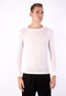 Avento Thermoshirt - Heren - Lange mouwen - Drop-needle techniek - Wit - M