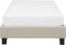 Beliani Roanne - Bed - Beige - Stof