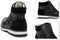 Milanoro - Lederen herensneakers - Hoge steun - Zwart - Maat 43