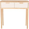 Versa ORPIERRE - Console - 30 x 78 x 80,5 cm - Wit Bruin
