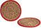Placemat Rood Bruin 35 x 1 x 35 cm Natuurlijk (Ø 35 cm)
