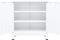vidaXL - Opbergkast - industrieel - 90x40x100 - cm - staal - wit